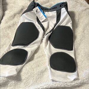 Champro Padded Football Pants - White and Gray